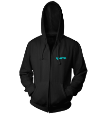 LOGO BLUE/BLACK ZIP