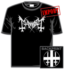 MAYHEM - WHITE LOGO LEGION